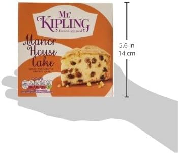 Mr Kipling Manor House Cake - Golden Sponge with Sultanas & Demerara Sugar, 390g