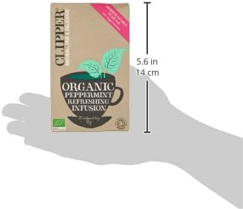 Clipper Peppermint Tea 20 Bags - Organic Herbal Tea