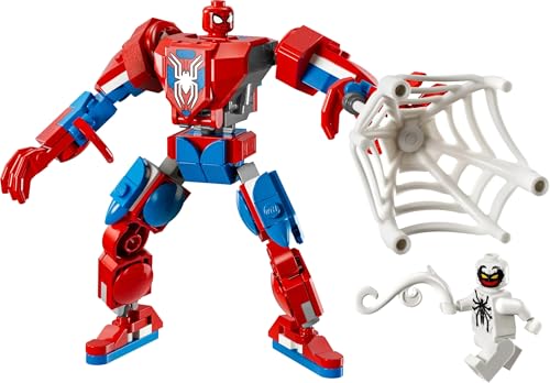 LEGO Marvel Spider-Man Mech vs. Anti-Venom - Buildable Super Hero Playset for Kids 6+