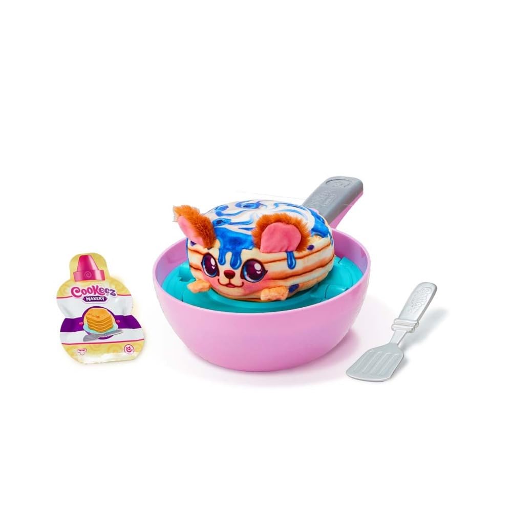 Cookeez Makery Pancake Treatz - Interactive Scented Plush Surprise for Ages 5+