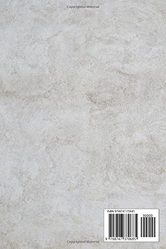 Javier Stabile Aruba Girls Trip 2021 Vacation Themed Gray Marble Notebook (6" x 9")