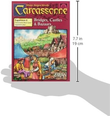 Z-Man Games Carcassonne Expansion 8: Bridges, Castles & Bazaars