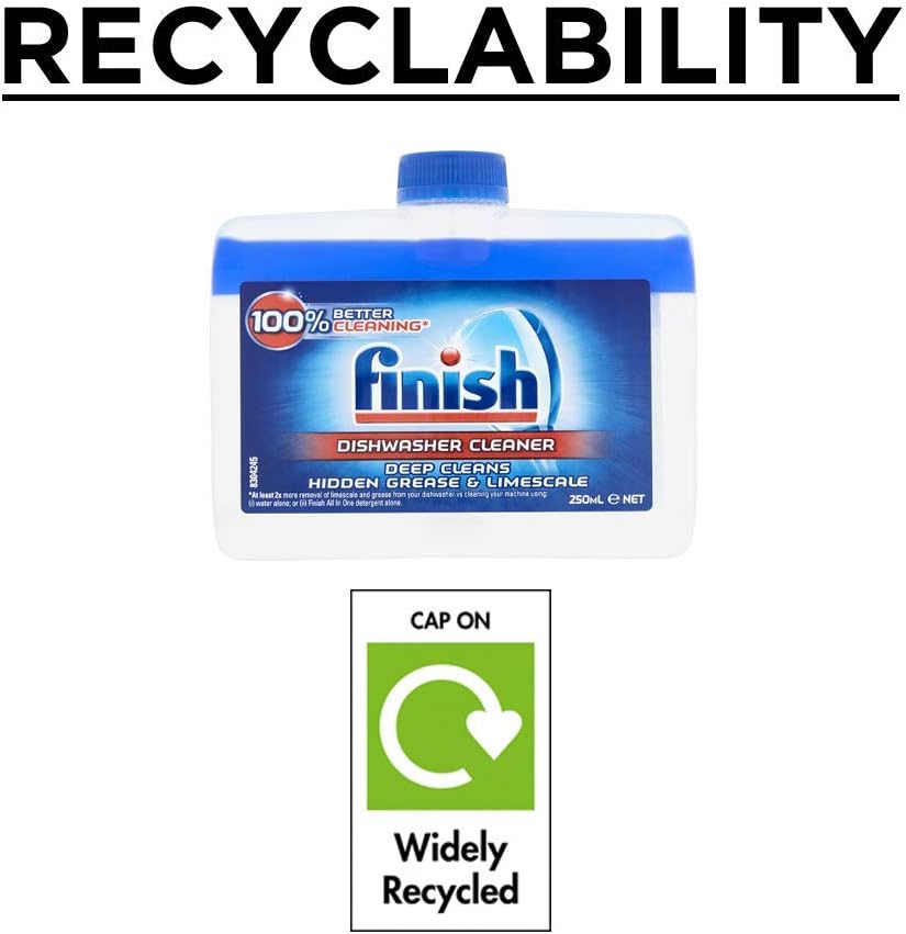 Finish - Dishwasher Cleaner Twin Pack (2 x 250 ml)