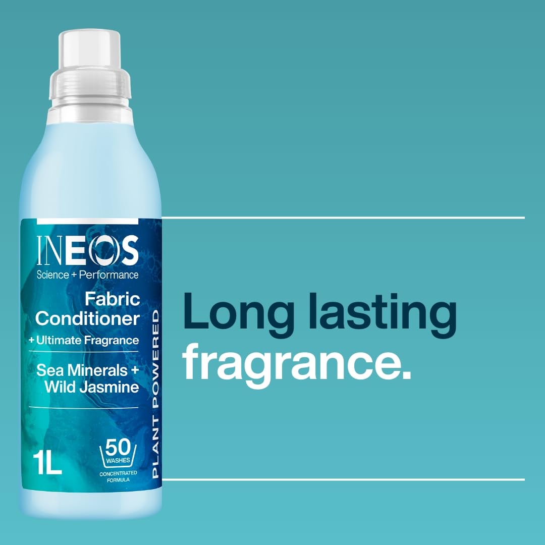 INEOS - Next-Gen Long Lasting Fabric Conditioner Sea Minerals + Wild Jasmine (1L)