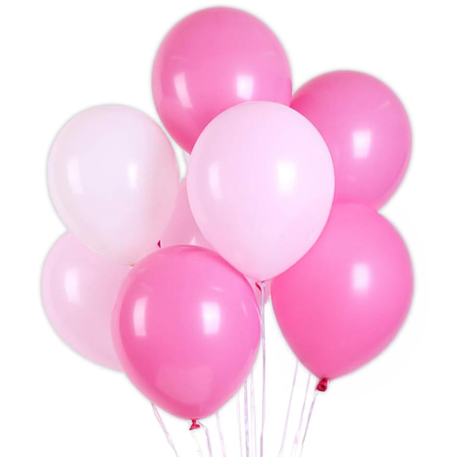 Talking Tables Pastel Pink Balloons - Pack of 8 Latex Party Decorations, 30cm