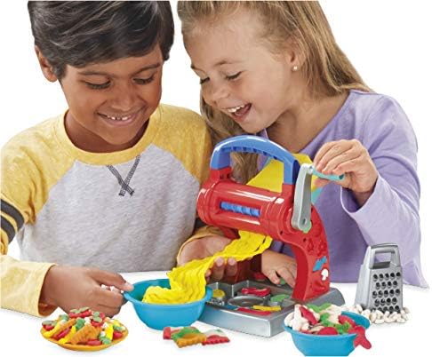 Play-Doh Kitchen Creations Noodle Party Playset - Pretend Pasta Maker for Kids 3 Years and Up