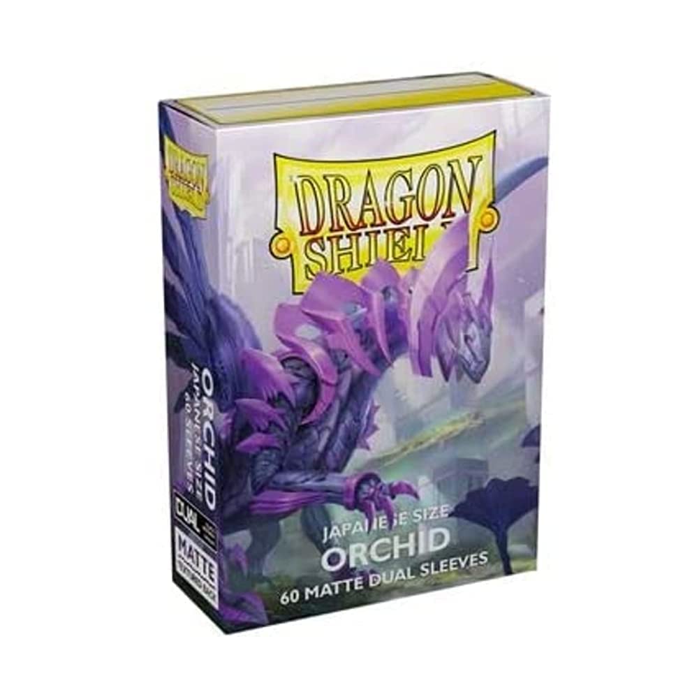 Dragon Shield AT-15141 Card Sleeves - 60-Pack Purple PVC Trading Card Protection