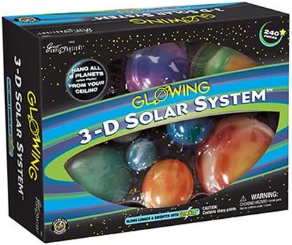 CRE-19862 - 3-D Solar System Glow in the Dark Planet Kit