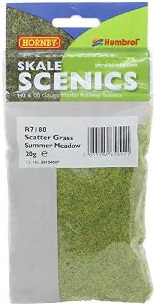 Hornby R7180 Static Grass Mixed Summer 2.5mm Scenic Material for Model Railways