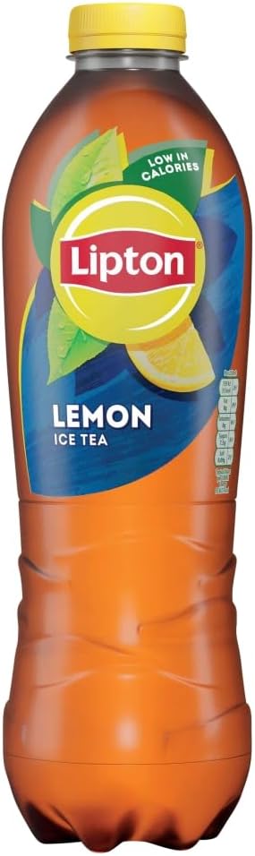 Lipton Ice Tea Lemon 1.25L Bottle - Refreshing Black Tea with Real Lemon Juice