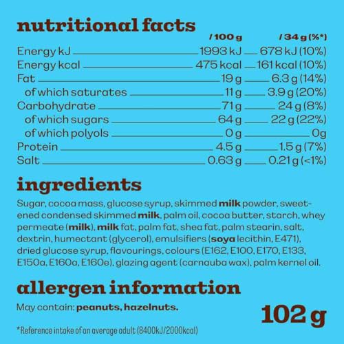 M&Ms Salted Caramel Chocolate Pouch, 102g