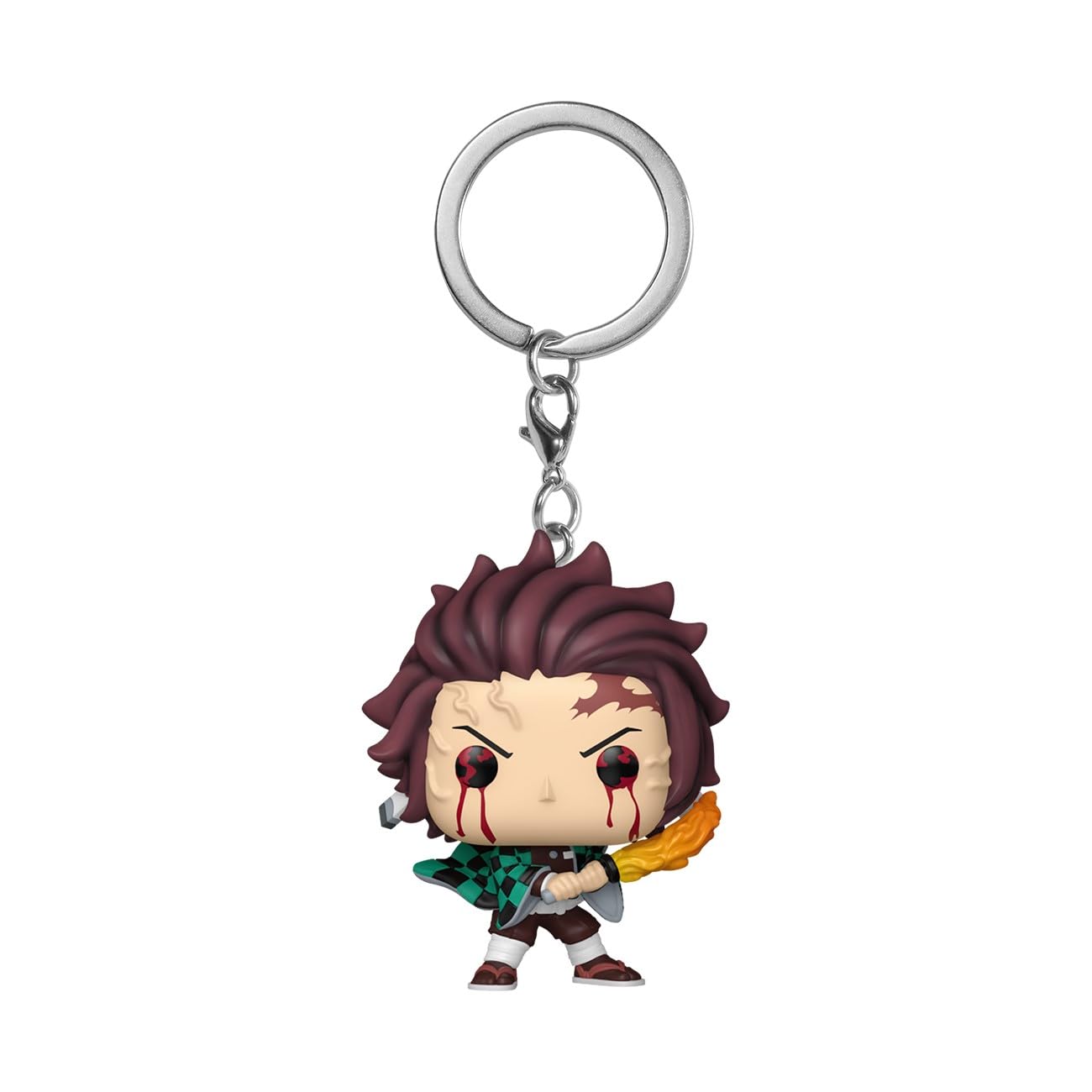 Funko Pop! Keychain: Demon Slayer - Tanjiro Kamado (Sun Breathing) Vinyl Figure