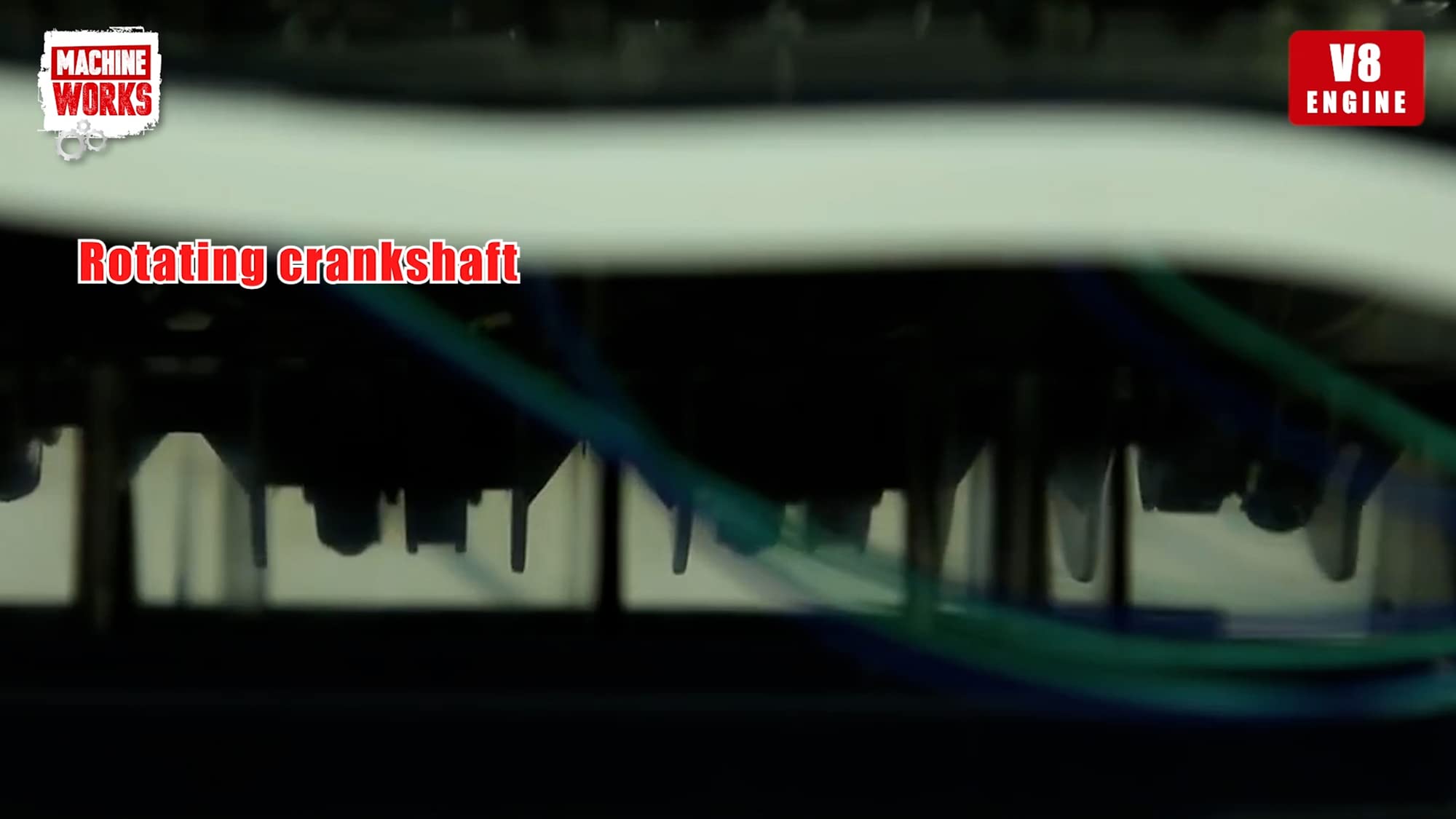 Machine Works V8 Engine Model Kit - 250+ Piece Educational Building Set with Augmented Reality, 8 Years+