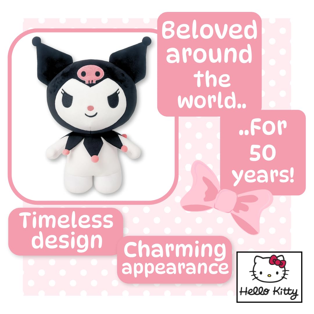 Hello Kitty Official Kuromi Plush - 30 CM Large Standing Plush Toy
