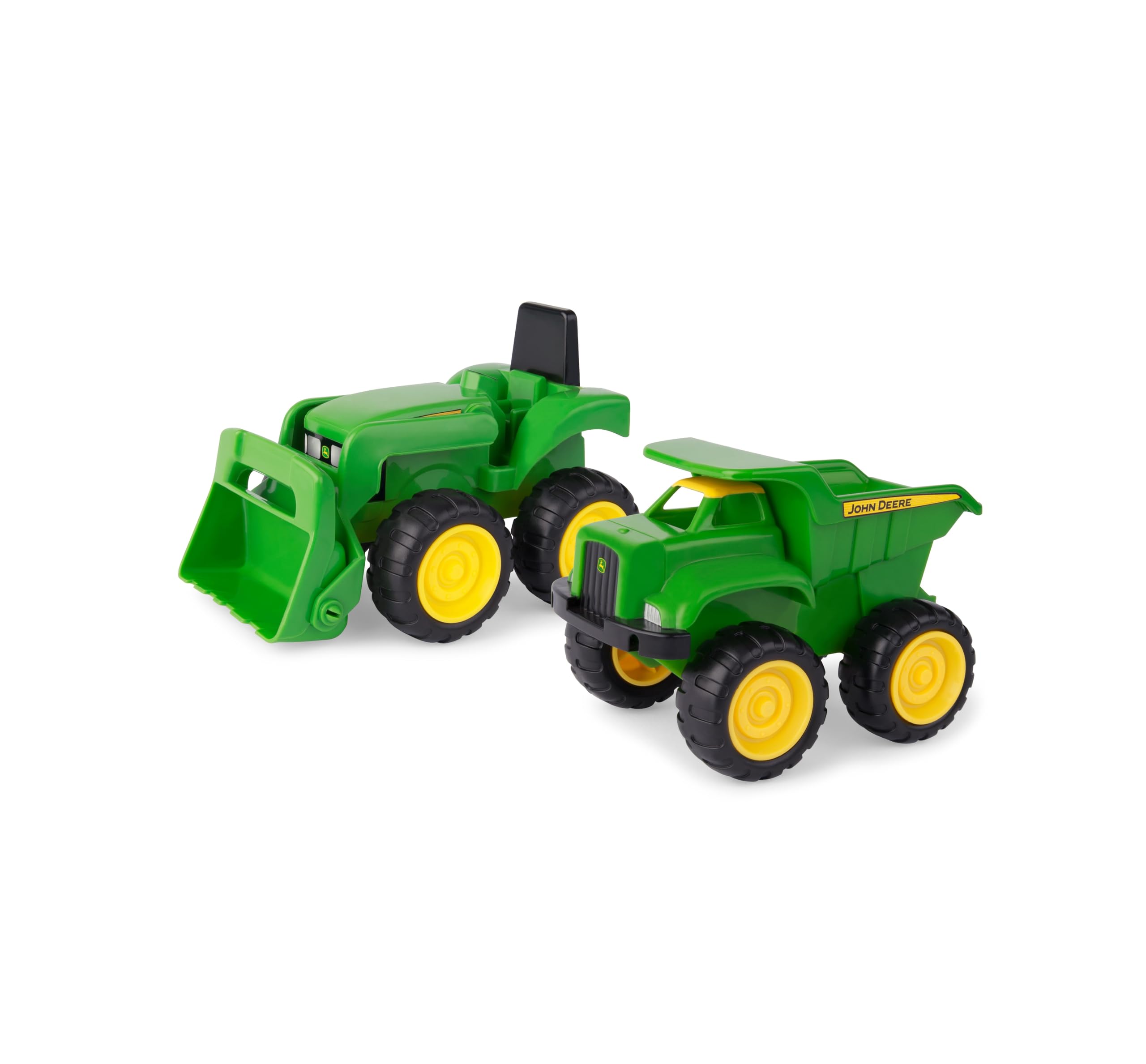 John Deere Dump Truck & Tractor Playset - 2-Piece Construction Vehicle Set for Toddlers