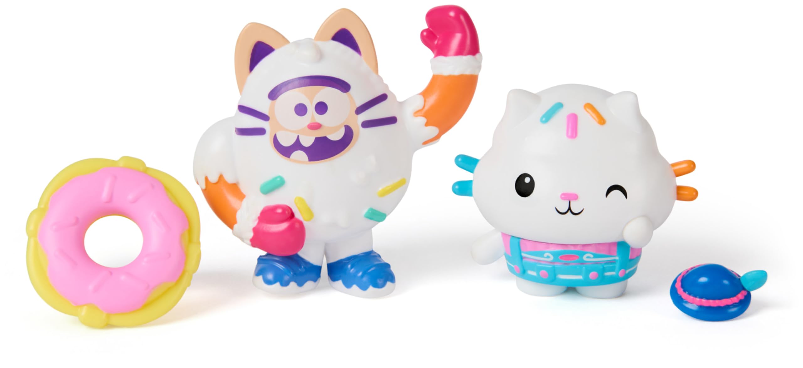 Gabby's Dollhouse Cakey Cat and Cookie Bobby Toy Figures with Accessories