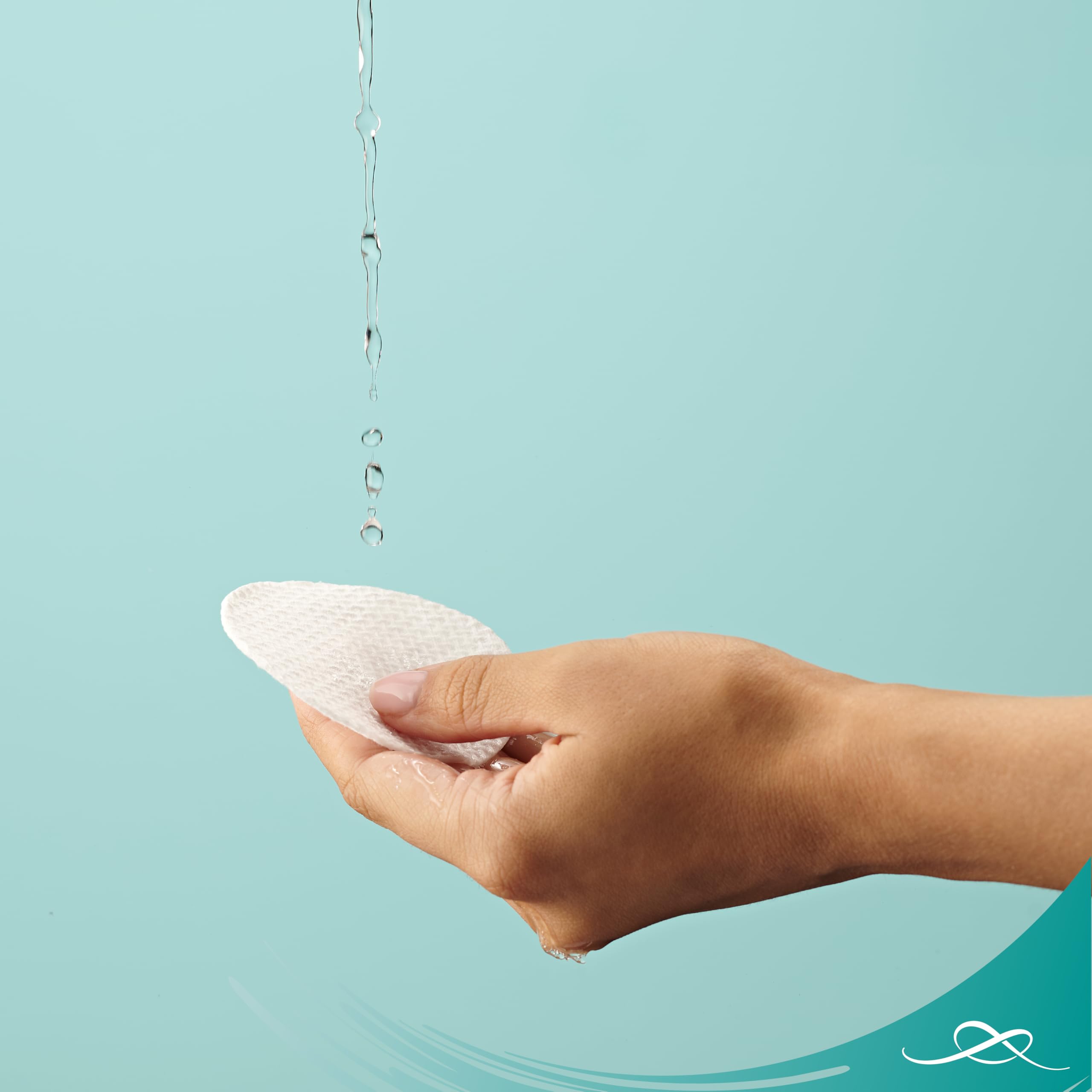 Lil-Lets Organic Cotton Exfoliating Rounds (50 Count) - Dual-Sided Skincare Pads for Cleansing & Makeup Removal