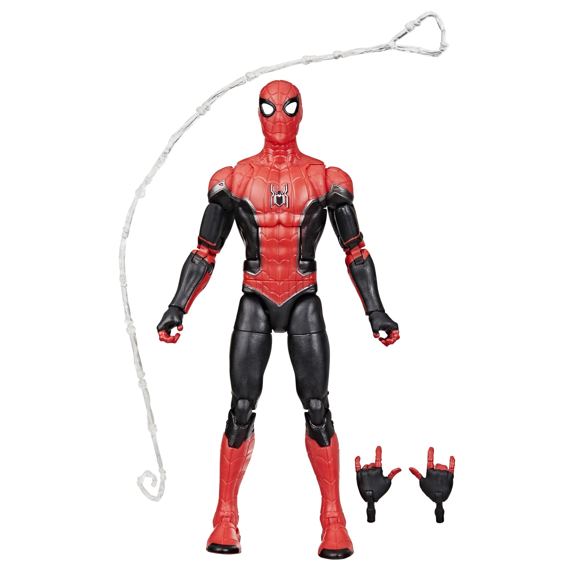 Marvel Legends Series Spider-Man (Upgraded Suit) 6-Inch Action Figure with Web Accessories