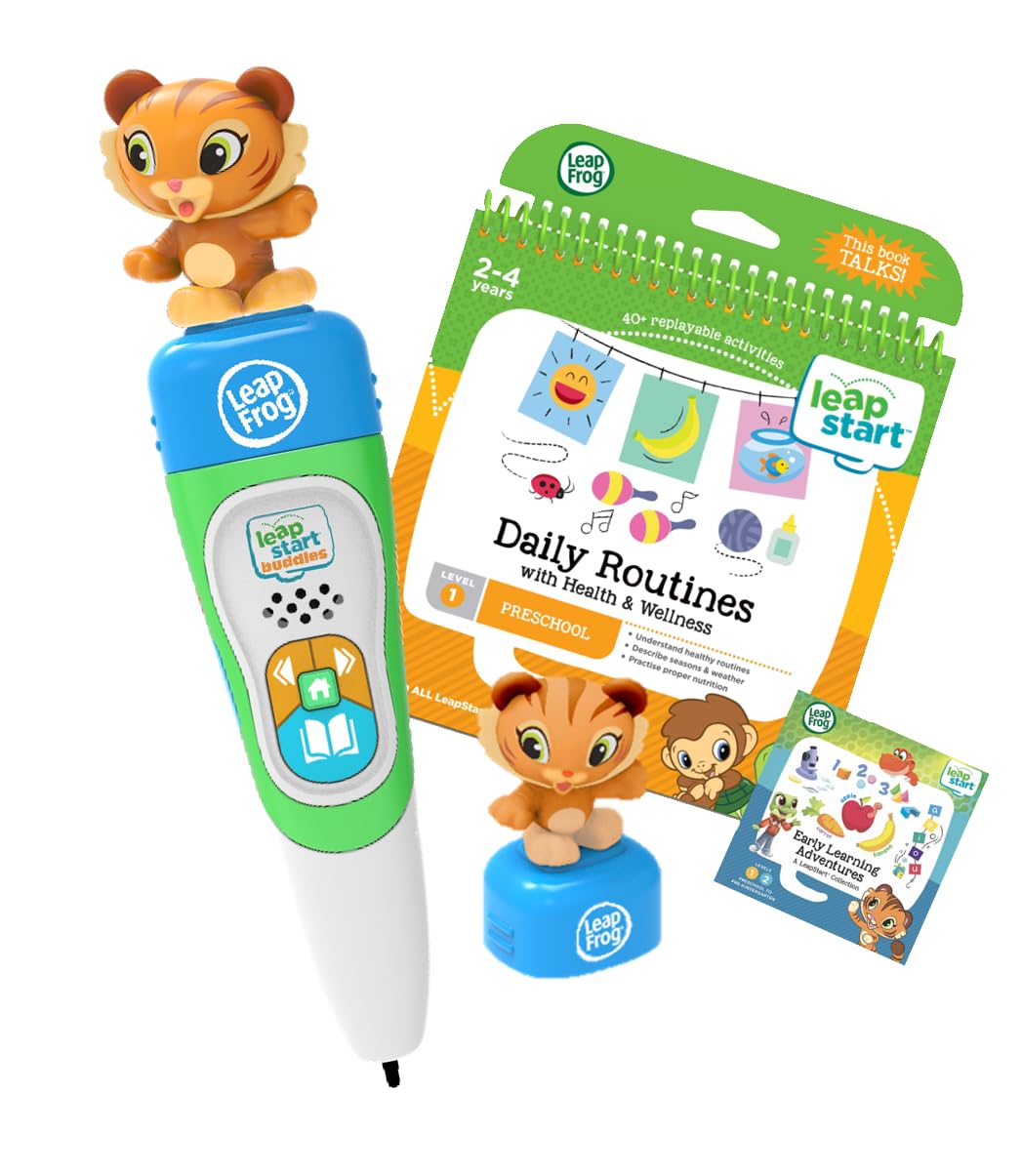 LeapFrog LeapStart Reading Buddies Starter Set - Interactive Educational Toy for Ages 3+