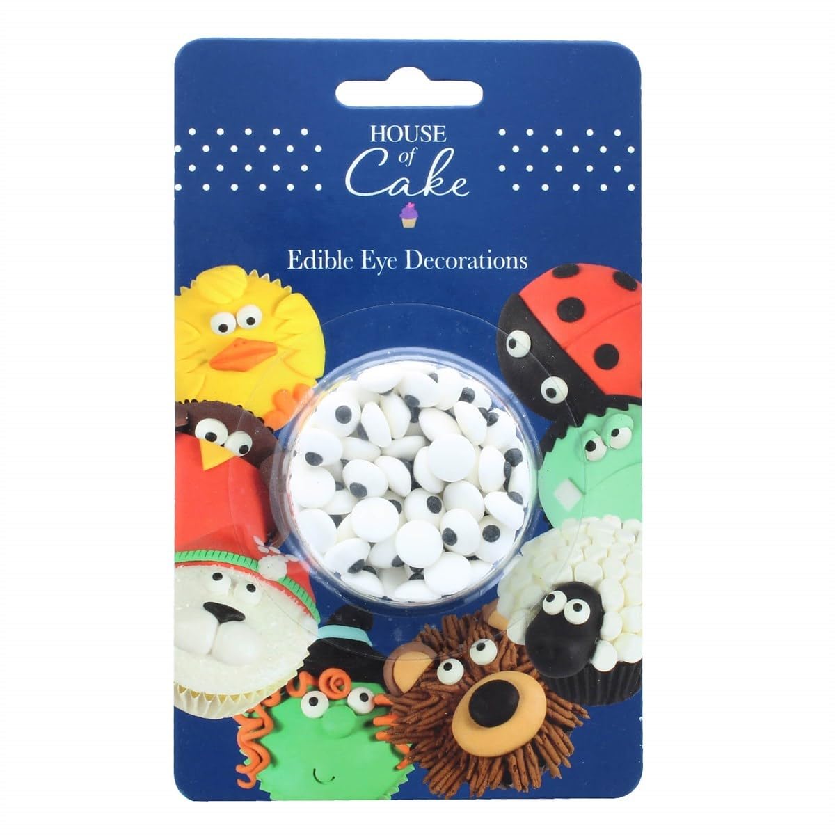 House of Cake Edible Sugar Eyes - Cake Decorations for Animals, Monsters, Halloween Treats