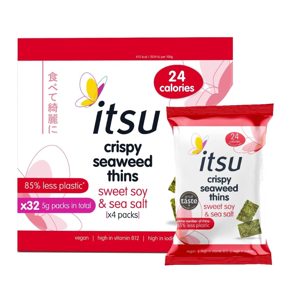 Itsu - Sweet Soy & Sea Salt Crispy Seaweed Thins 32-Pack