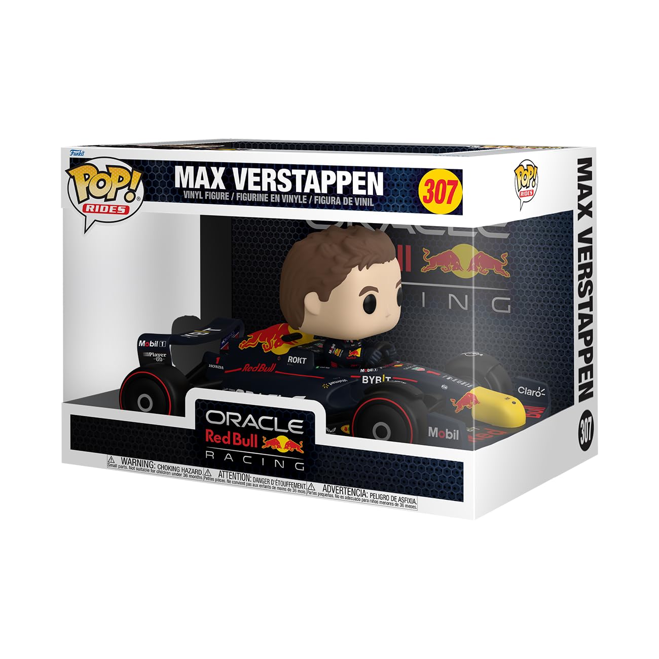 Funko Pop! Rides Super Deluxe: Formula 1 - Max Verstappen - Red Bull F1 Vinyl Figure (72617)