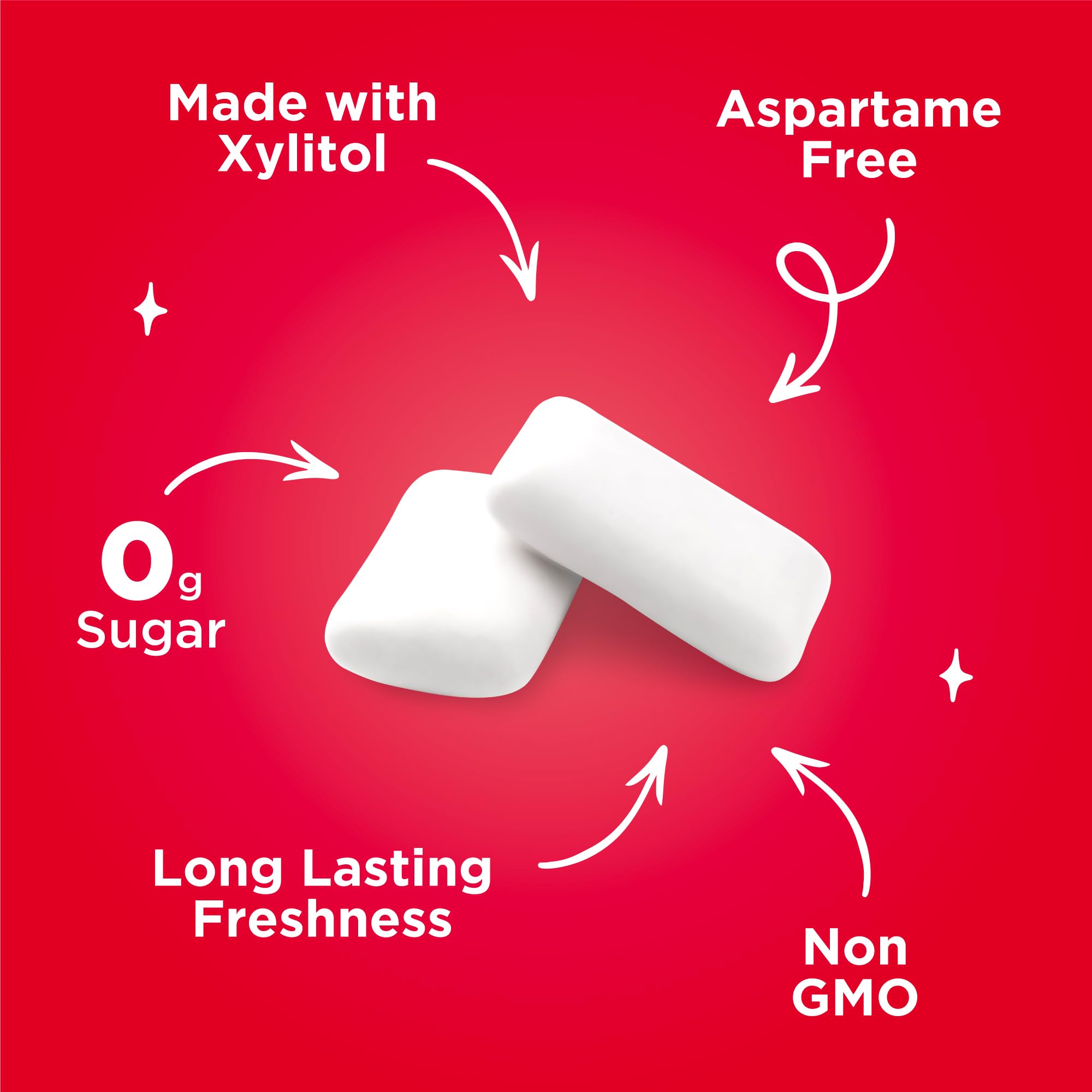 PUR - Natural Cinnamon Sugar Free Chewing Gum, Made with Xylitol, Vegan & Aspartame Free, 55 Pieces (Pack of 6)