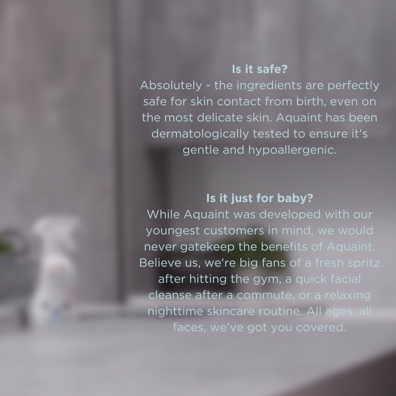 Vital Baby - Aquaint Cleansing Water (500ml)