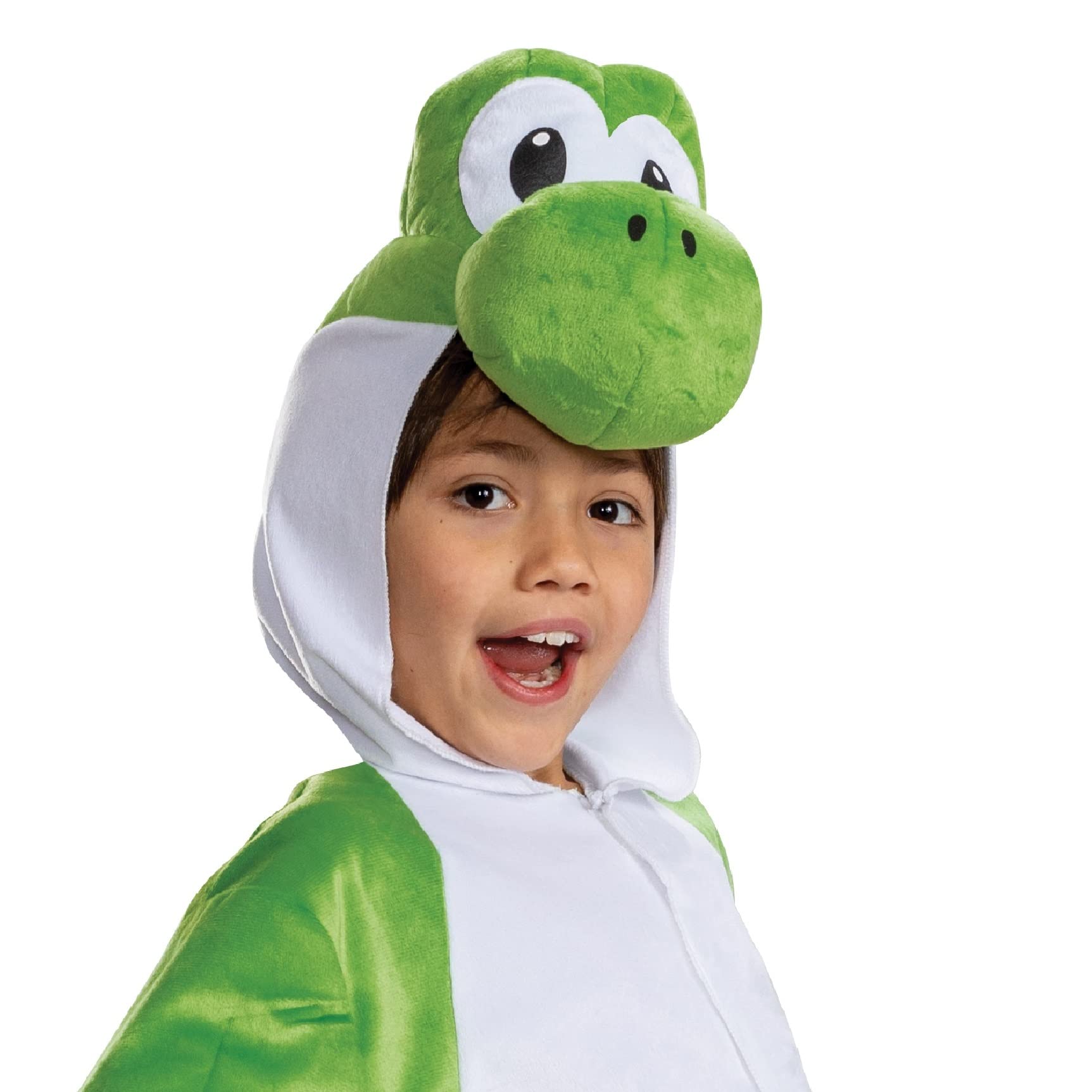 Disguise Yoshi Hooded Jumpsuit Costume - Kids Unisex Fancy Dress
