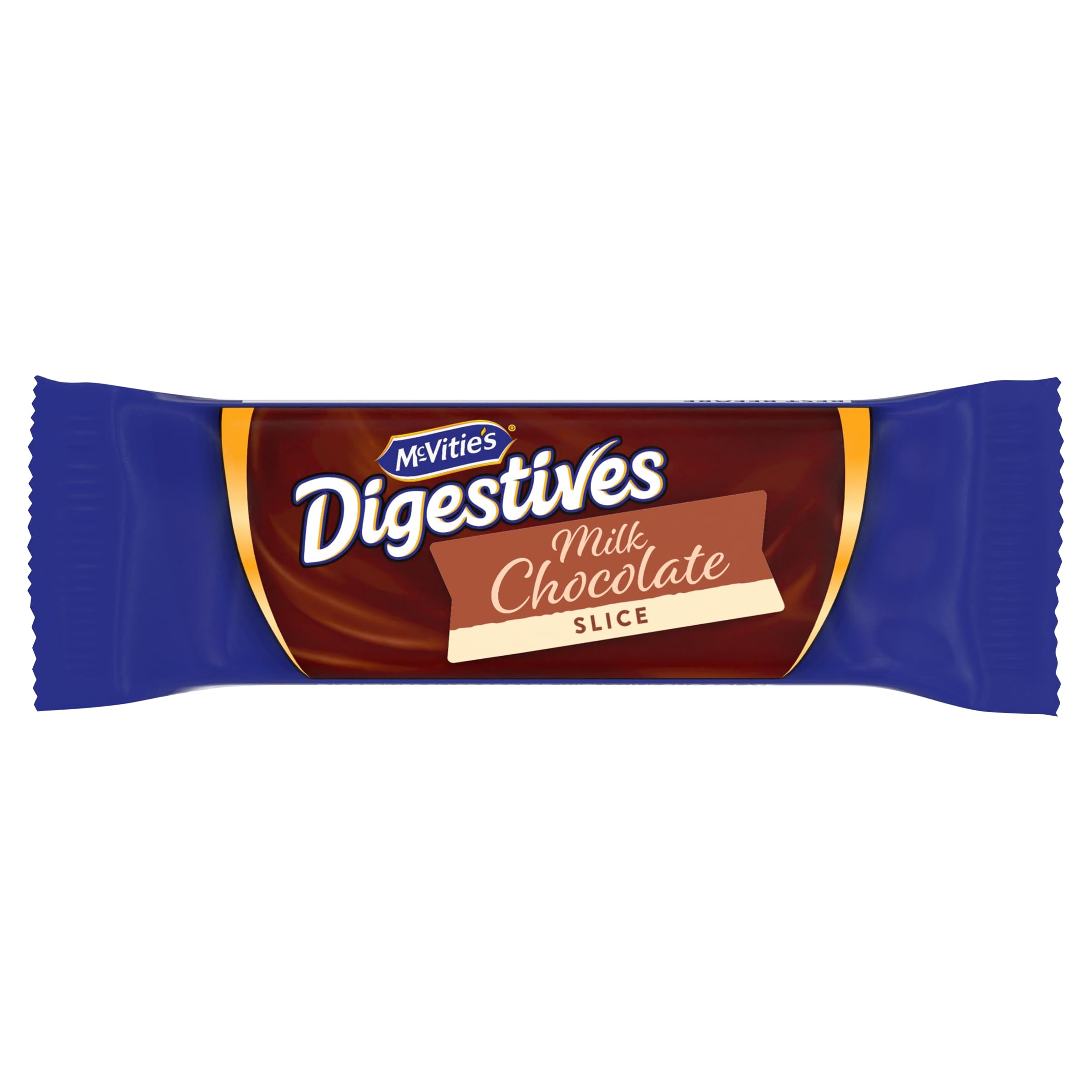 McVitie's Digestives Milk Chocolate Slices, 5 Slices, 124 g (Pack of 1)