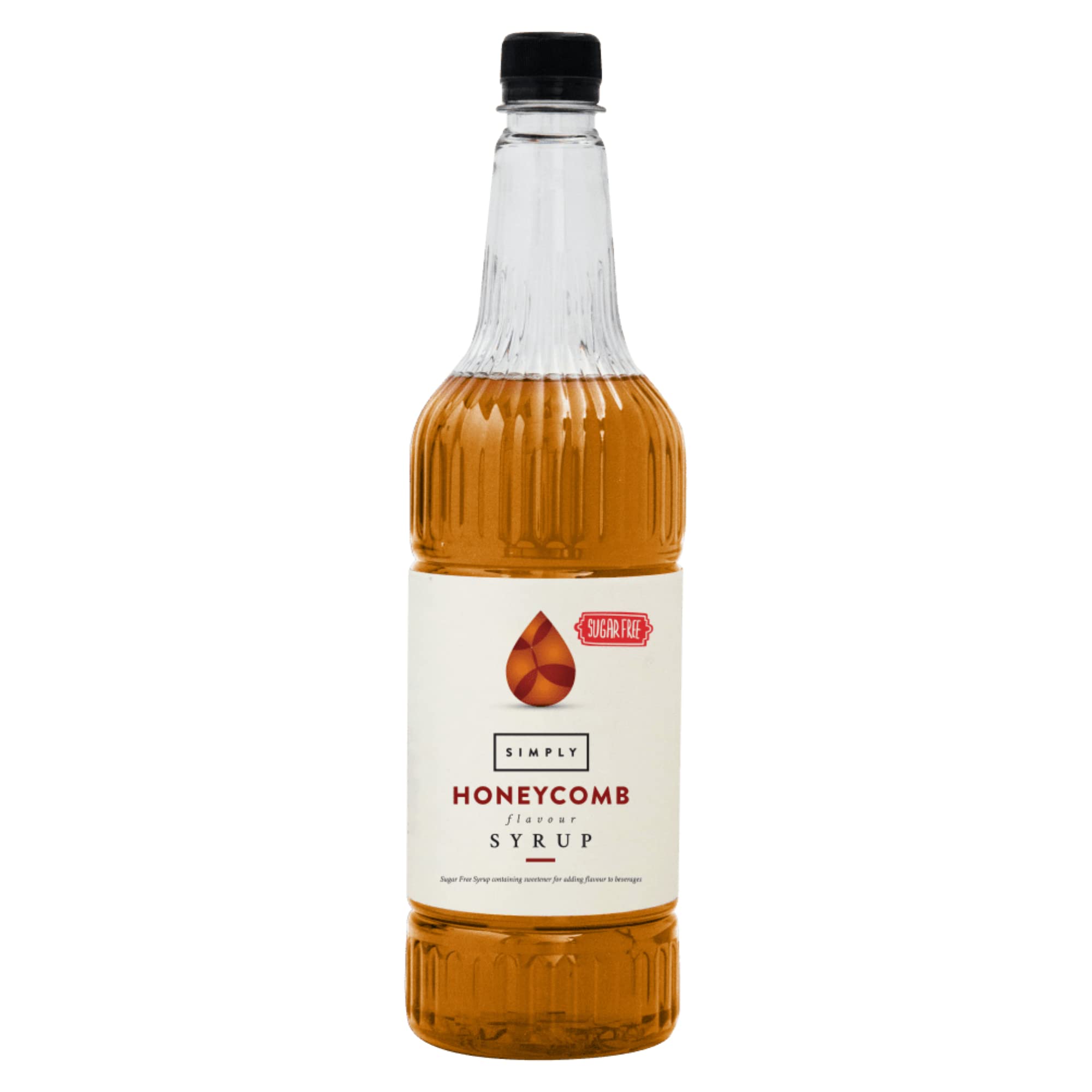 Simply Sugar Free Honeycomb Syrup - Low Calorie, Vegan & Nut Free Flavoured Syrup