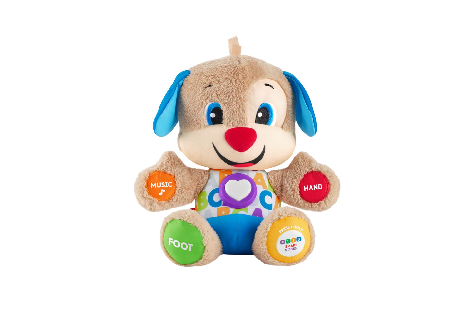 Fisher-Price Smart Stages Puppy - Interactive Educational Plush Toy for 6+ Months