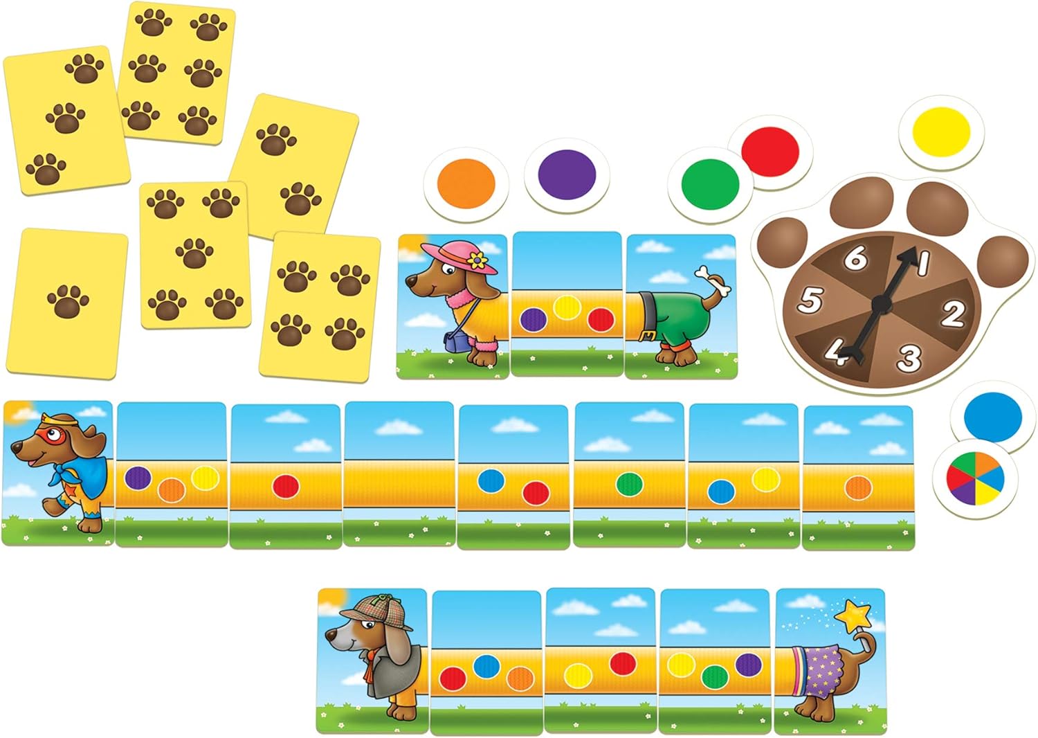 Orchard Toys Spotty Sausage Dogs Board Game