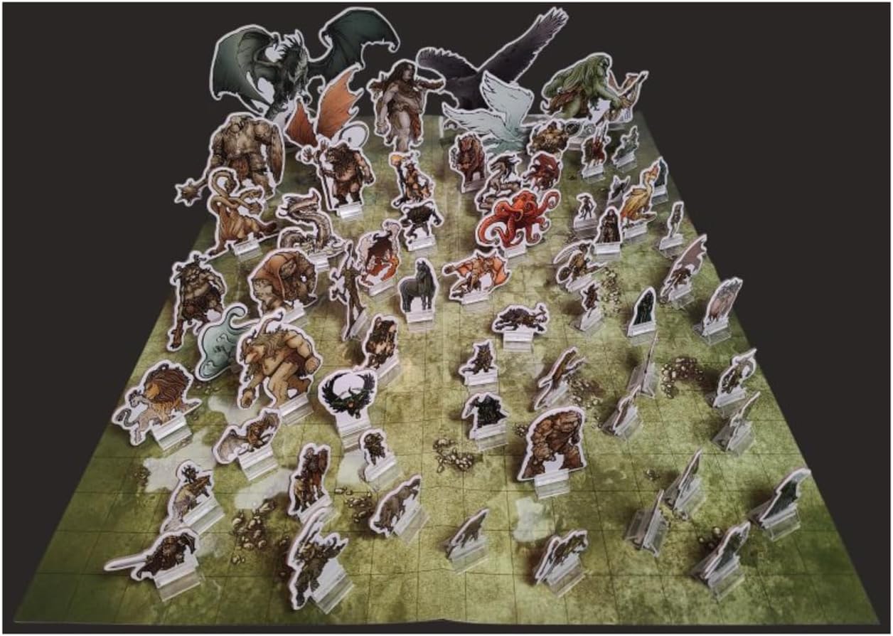 Free League Dragonbane Monsters Standee Set - RPG Accessory