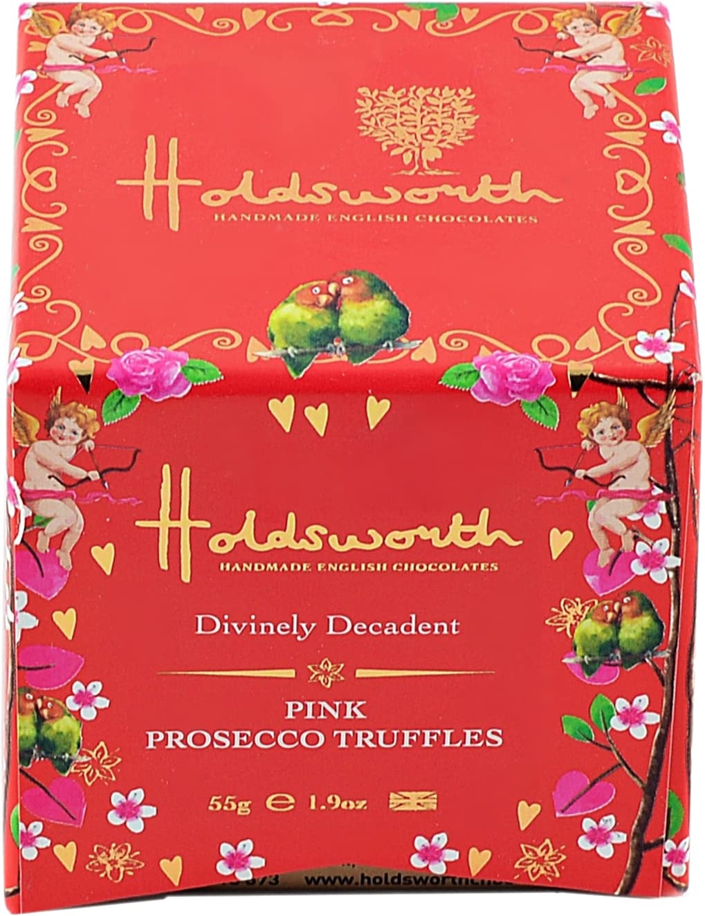 Holdsworth Chocolates - Pink Prosecco Love Handmade Chocolate Truffles