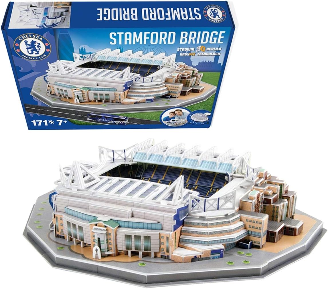 Chelsea Stamford Bridge 3D Puzzle - 158-Piece Building Set for Kids 7+