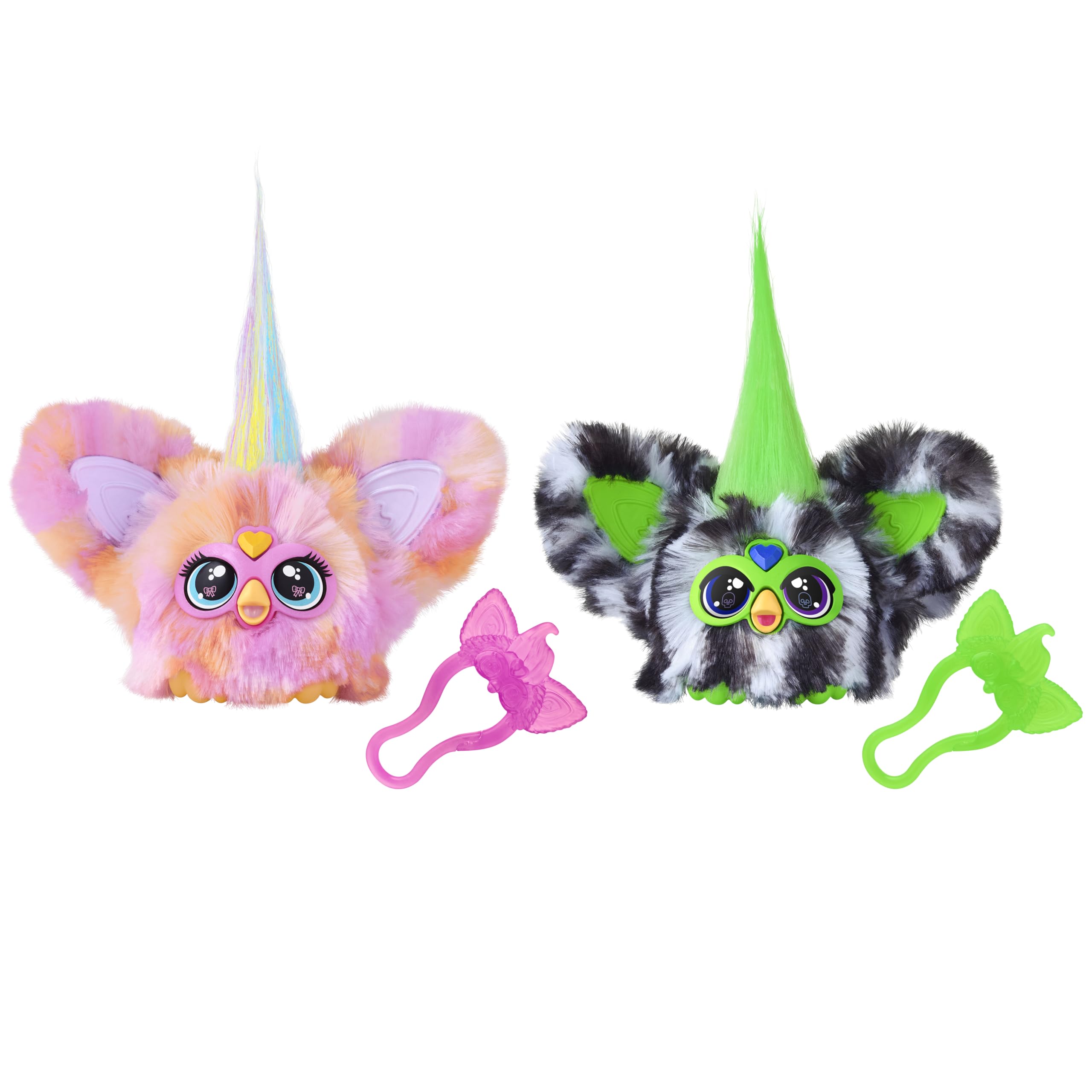 Furby May-May and Greenie-Meanie Fierce and Fabulous Pack of 2 Electronic Plush Toys