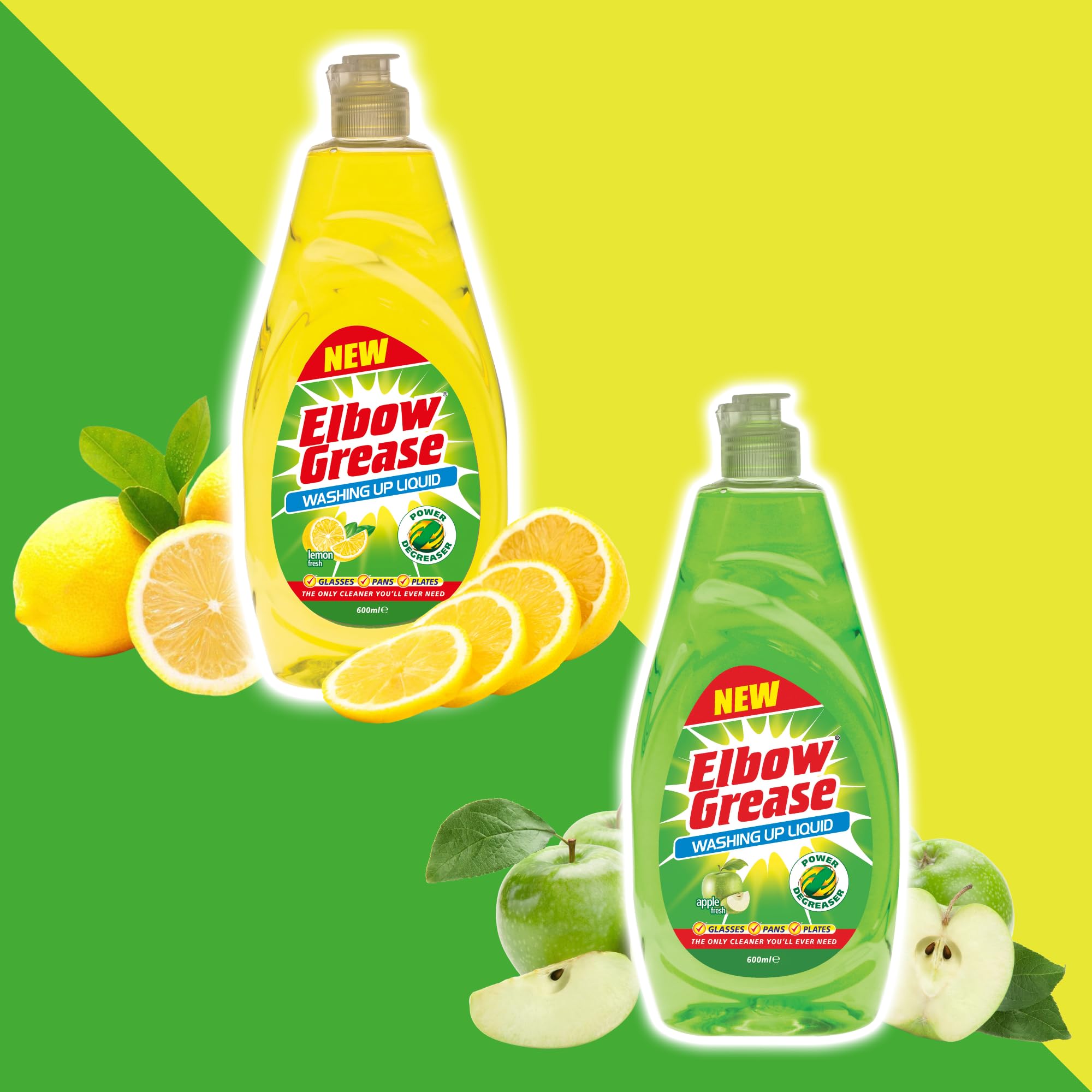 Elbow Grease - Washing Up Liquid Power Degreaser 600ml