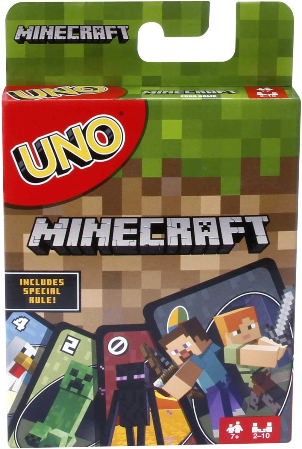 Mattel UNO Minecraft Card Game, Multi-Colour
