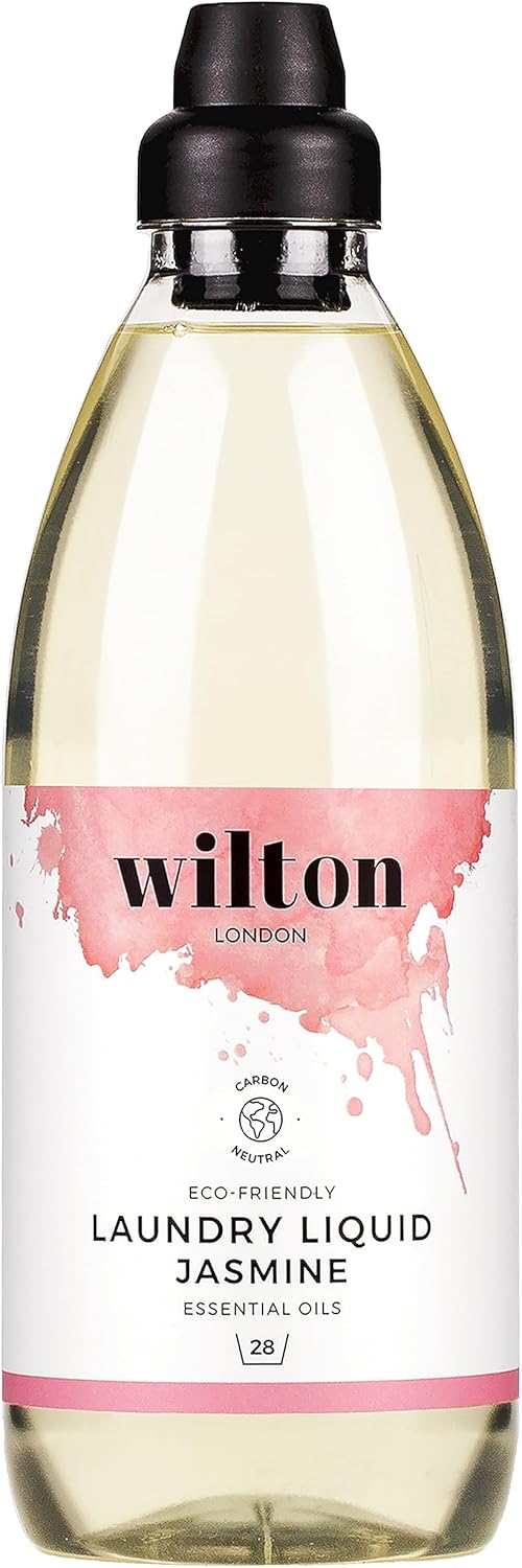 Wilton London Eco-Friendly Jasmine Laundry Liquid (28 Washes, Non-Bio, Plant-Based)