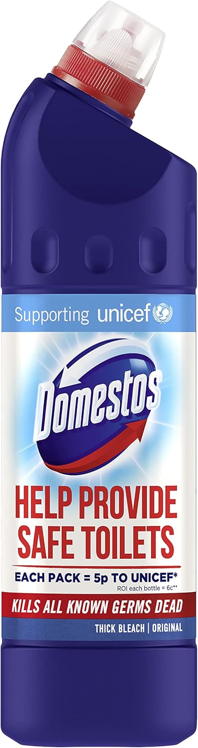 Domestos Original Thick Bleach 750ml - Toilet & Multi-Surface Cleaner