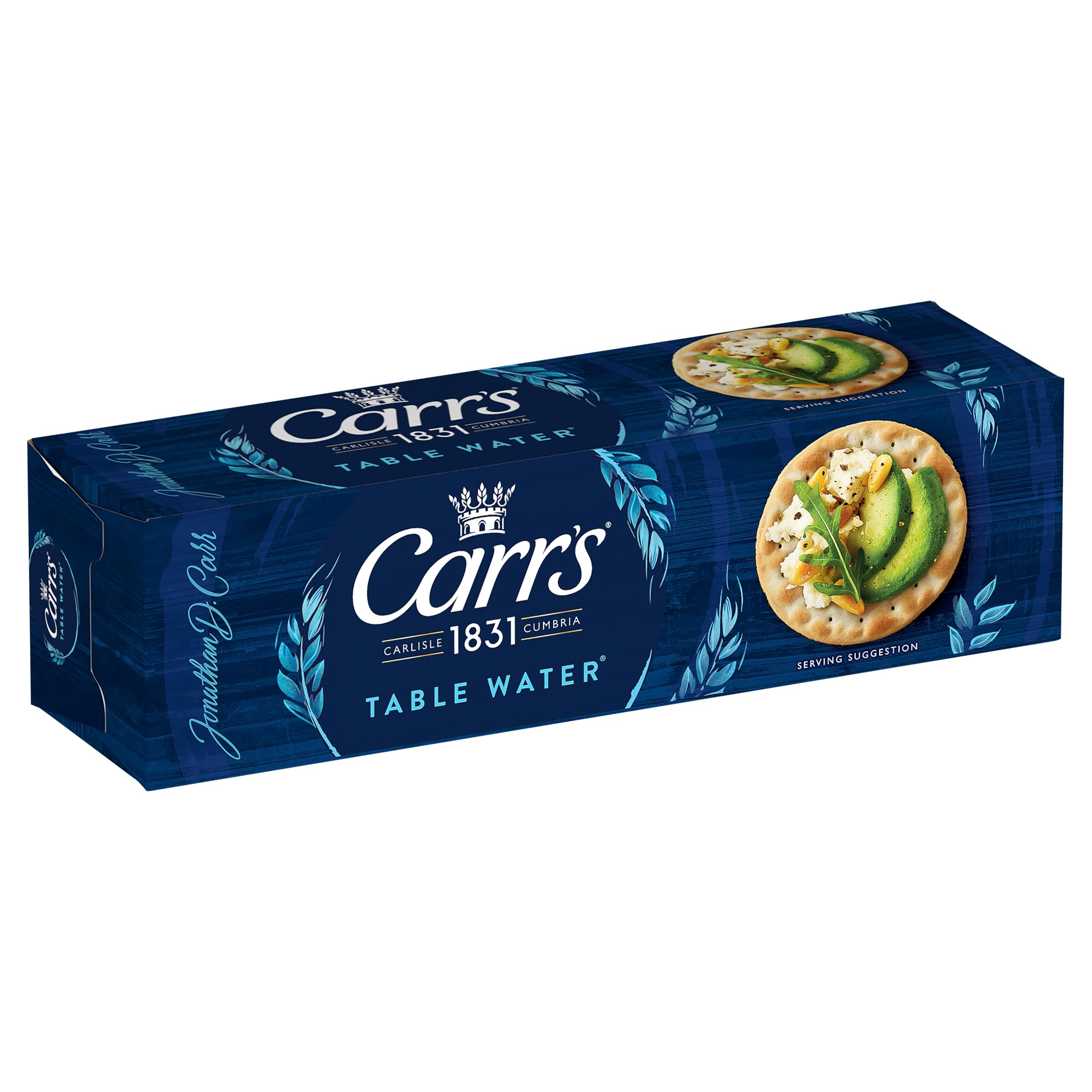 Carr's Table Water Biscuits 125g - Crispy Crackers for Cheese & Dips