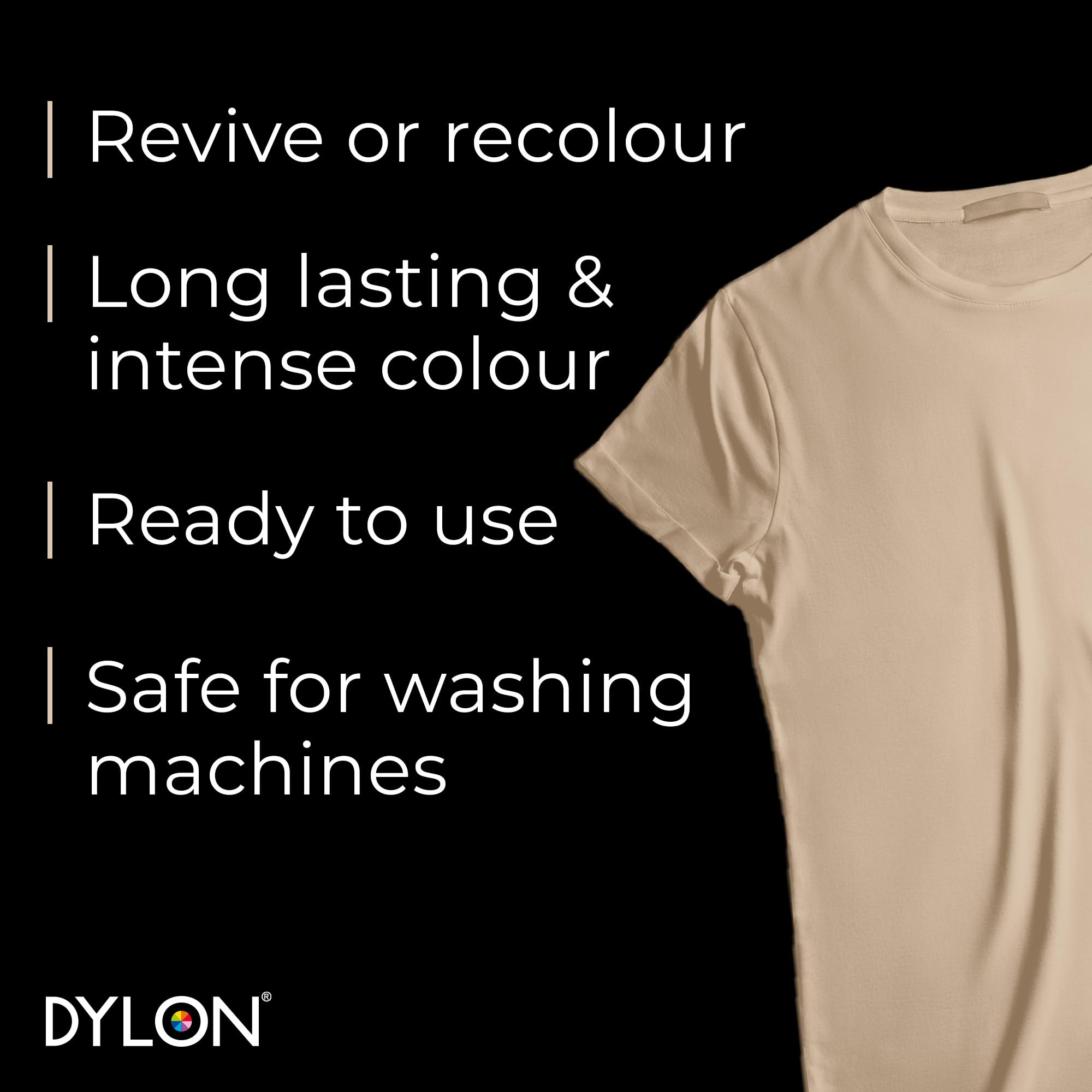 Dylon Washing Machine Fabric Dye Pod - Sandy Beige, 350g