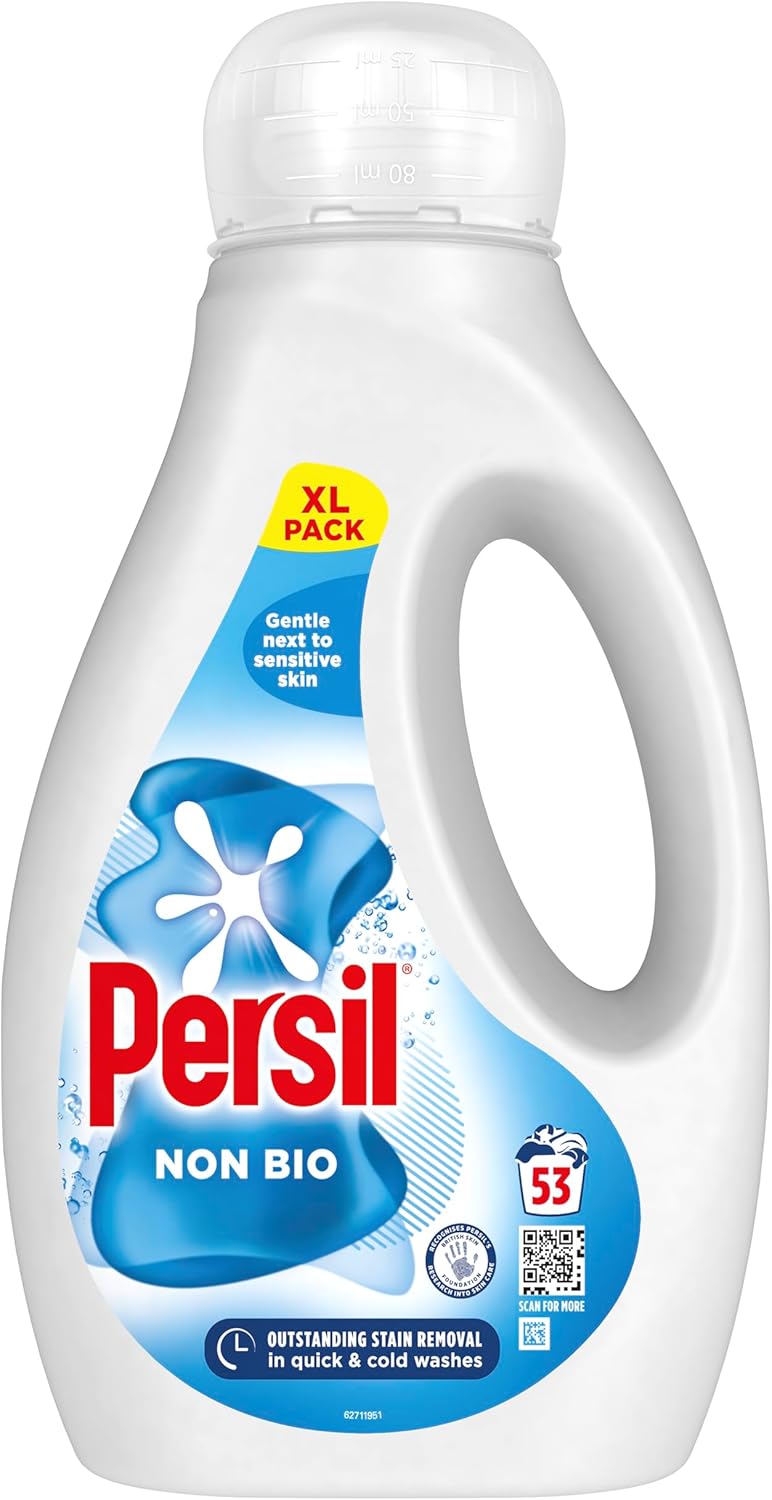 Persil - Non Bio Laundry Washing Liquid Detergent (1.43 kg)