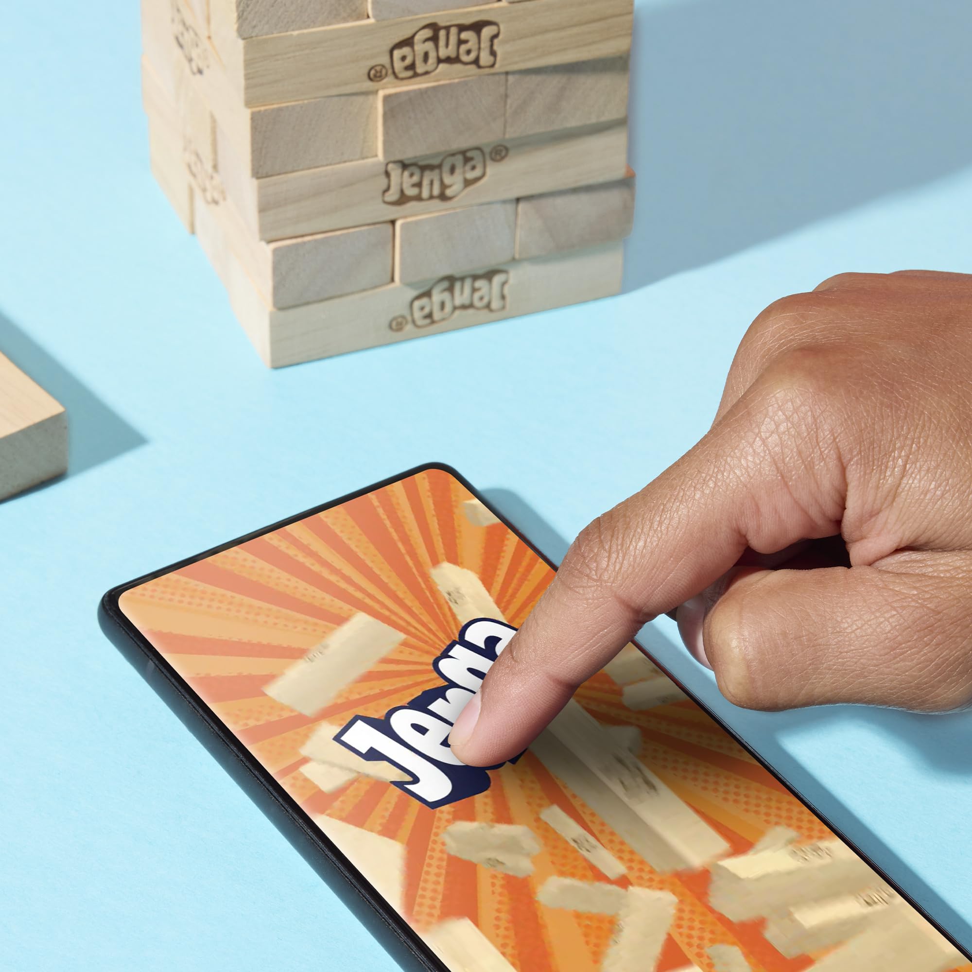 Hasbro Gaming Jenga Game with Digital Die