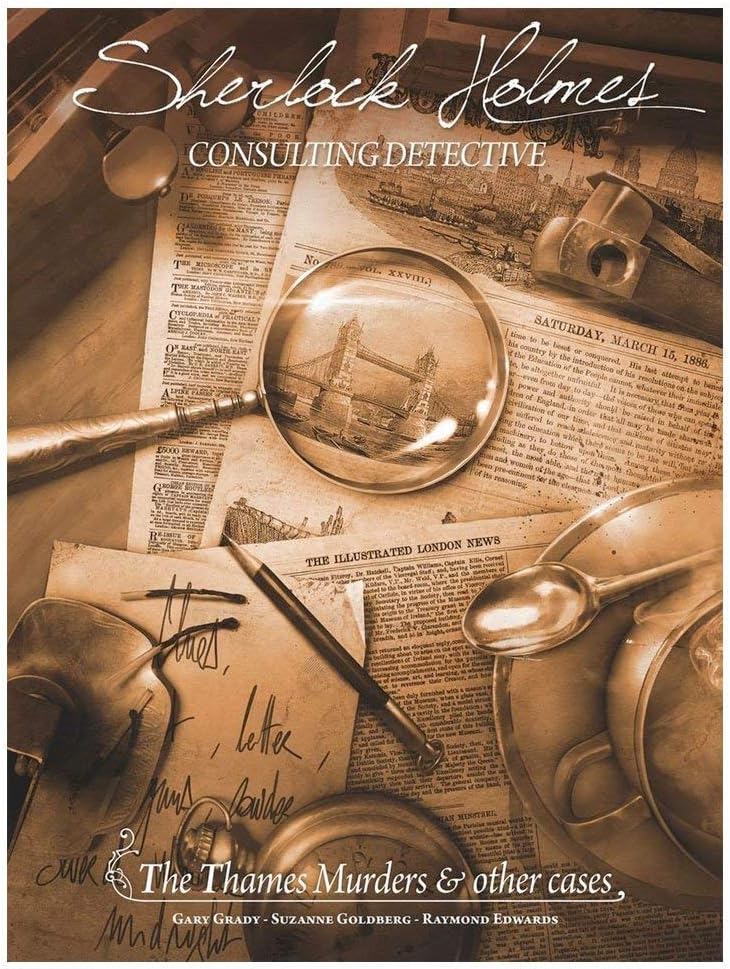 Space Cowboys Sherlock Holmes Consulting Detective: The Thames Murders and Other Cases Board Game