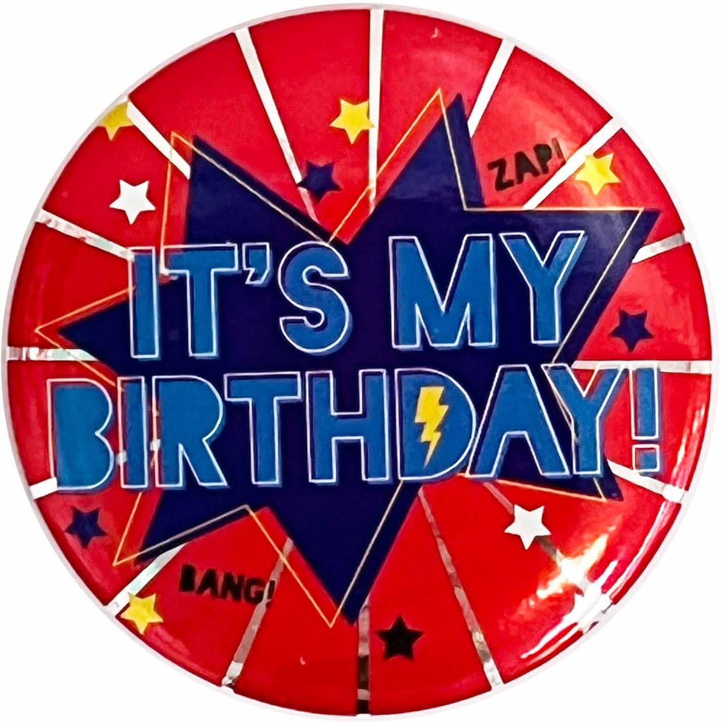 Amscan It's My Birthday Hero Red Badge