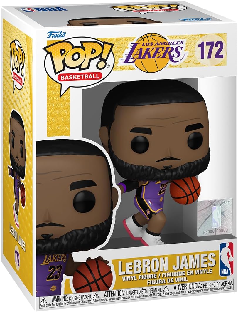 Funko Pop! NBA: Lakers - LeBron James Vinyl Figure