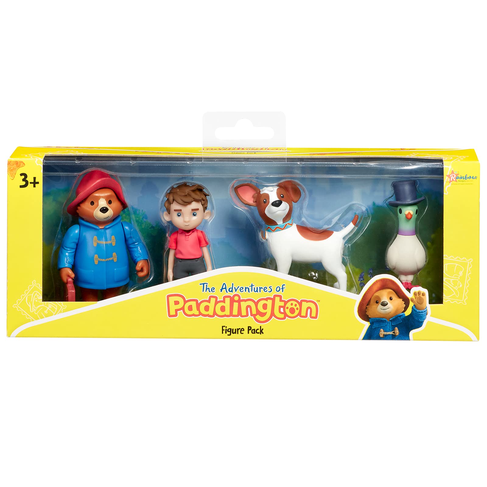 Rainbow Designs The Adventures of Paddington - Set di statuette per bambini con orsetto Paddington ufficiale Rainbow Designs The Adventures of Paddington - Set di statuette per bambini con orsetto Paddington ufficiale
