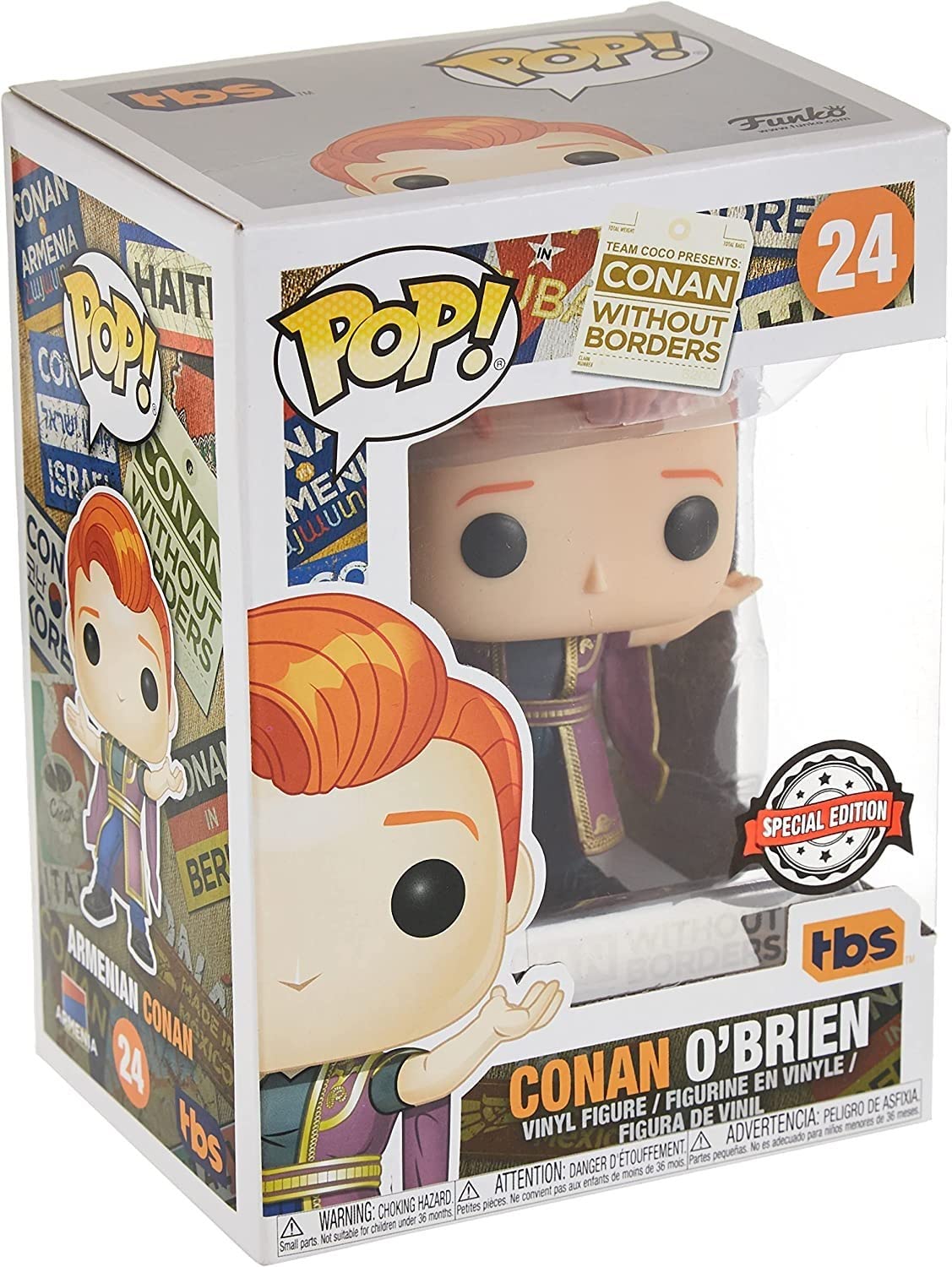 Conan Sans Frontières Conan O'Brien Exclu Funko 34930 Pop! Vinyle #24